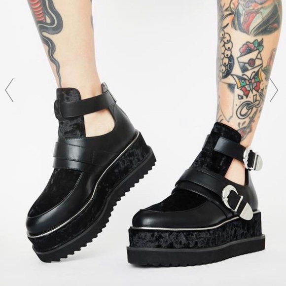 Killstar Shoes Killstar Oracle Stacked Creepers Poshmark